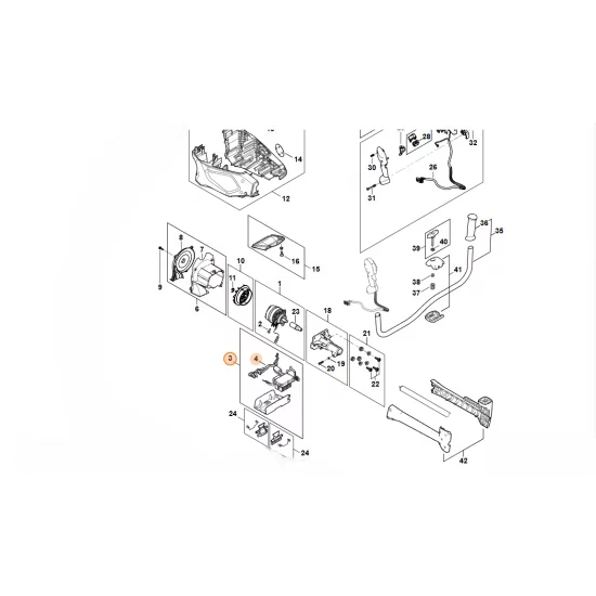 STIHL  Moduł elektroniczny FA02 430 1400